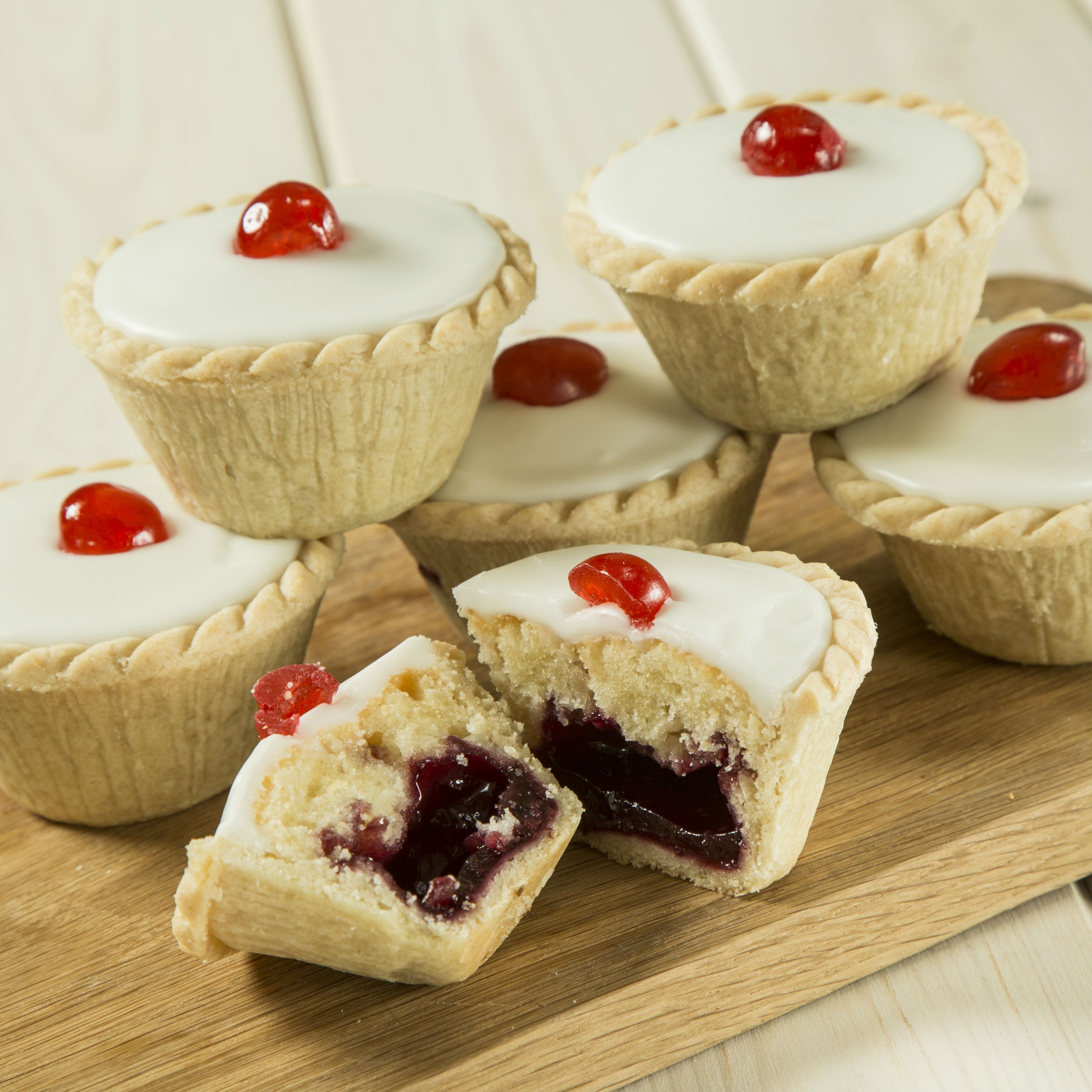 Cherry Bakewell Tarts