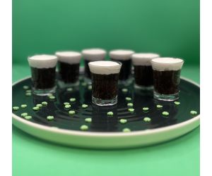 St Patrick's Baby Guinness Cake Shots
