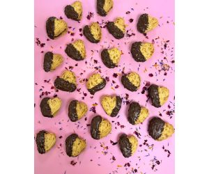 Honeycomb Crunch Viennese Hearts