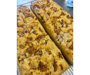 Miso and Kimchi Focaccia