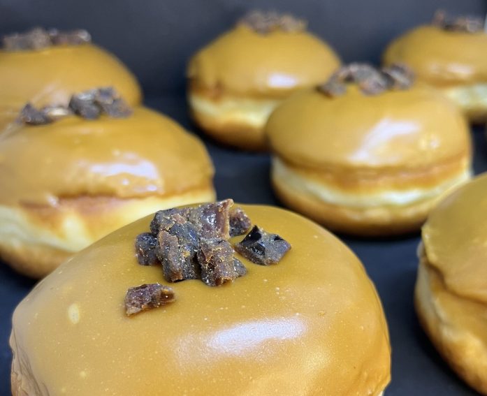 Vegan Sticky Toffee Donuts