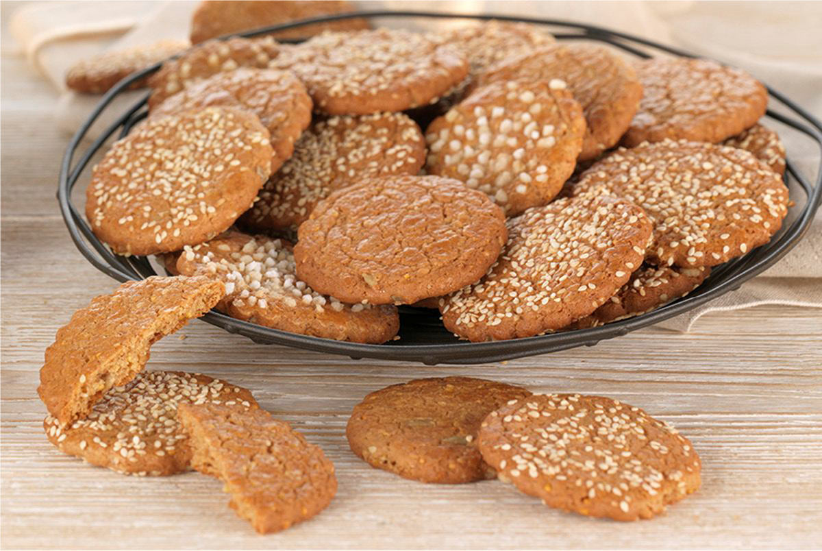 Dinkel-Cookies using Spelt and Honey