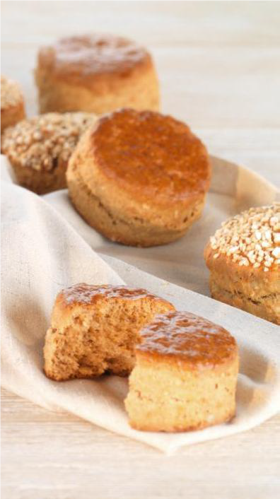 Scones using Spelt and Honey